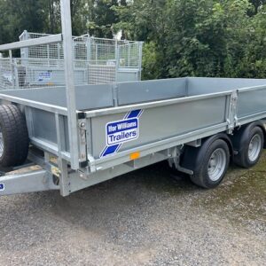New Ifor Williams 12x6.6 LM126 Dropside / Flatbed Trailer